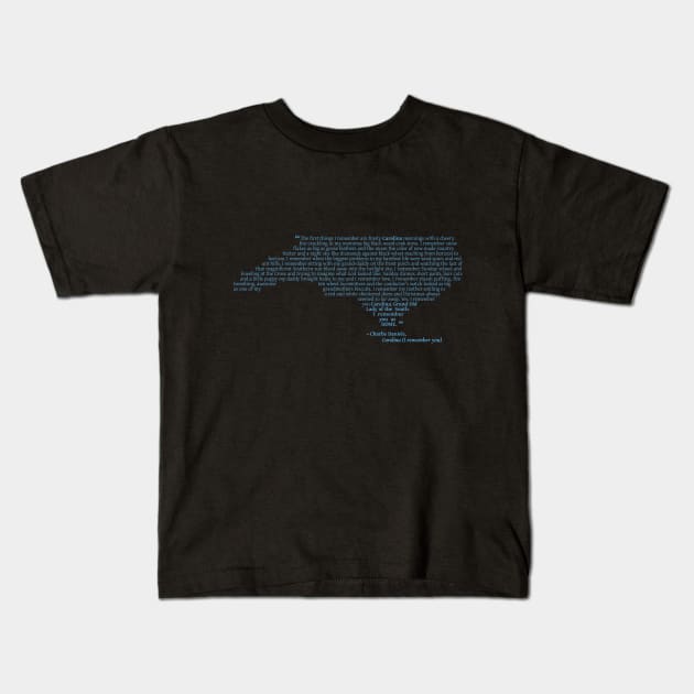 Sweet Home Carolina Kids T-Shirt by HibiscusDesign